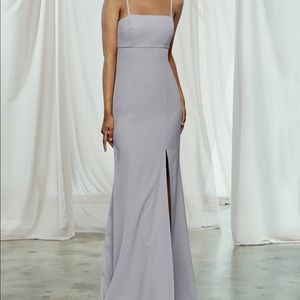 Amsale Bray Crepe Bridesmaid Dress